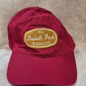 Duluth Pack Minnesota 1882 Dark Red Sliderback Hat - NWOT